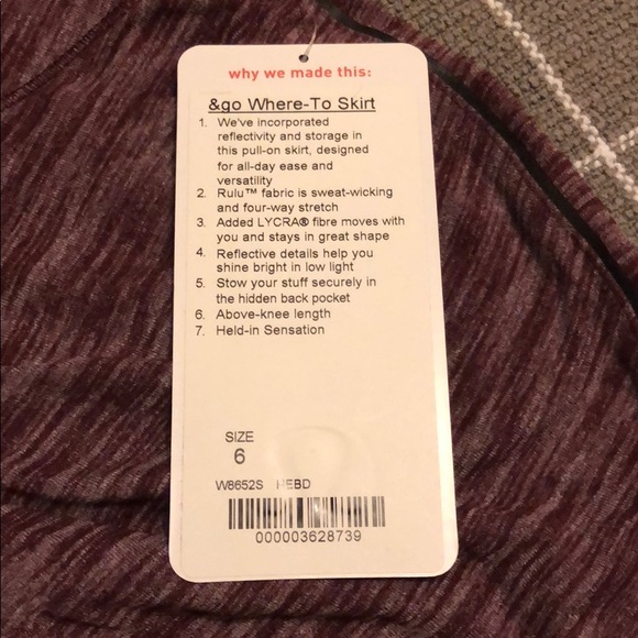 Lululemon &go Where-To Skirt - Picture 4 of 5